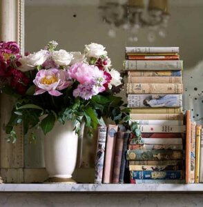 Books & blooms