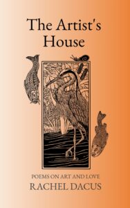 Cover of poetry book with line drawing of bird and fish